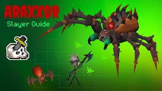 Araxxor Slayer Guide  MidHigh tier Gear [upl. by Suzzy739]