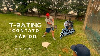 Treino para rebatedor de beisebol velocidade e contato com a bola [upl. by Mateusz]