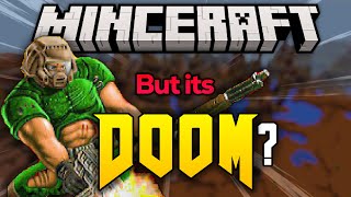 This is DOOM if it were made in Minecraft [upl. by Nash]