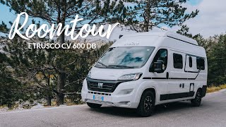 Roomtour Etrusco CV600DB  Campervan  Kastenwagen  Wohmobil  Vanlife [upl. by Corson]