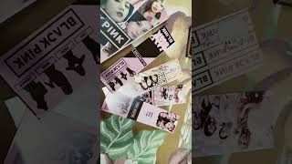 unboxing of black pink diary kpop music rap stationary song blackpink [upl. by Analahs527]