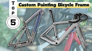 TOP 5 Custom Painting Bicycle Frame 2024  aliexpress [upl. by Nahshun]