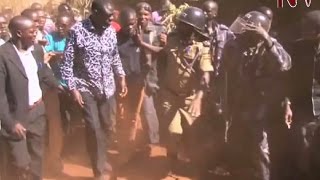 Police fires teargas to disperse Besigye supporters in Bukwo [upl. by Dayir]