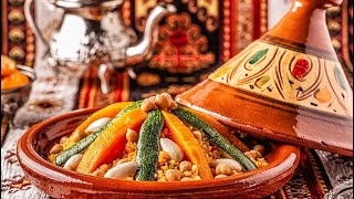 La Véritable Recette Couscous Marocain ASMR😉 [upl. by Quitt18]