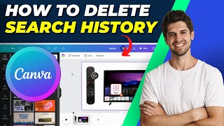 How To Delete Search History in Canva  Quick amp Easy Tutorial [upl. by Ahsyekal769]