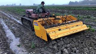 🚜 Bivanga serie 150150 model 2208P  220 cm  16 spades on old Fiat tractor [upl. by Ived]