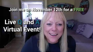 Live Q amp A with Donna Schwenk  11122020 [upl. by Laeno]