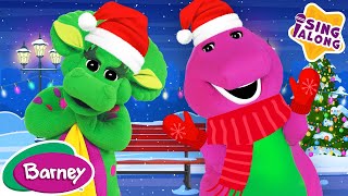 Christmas Song Party  Holiday and Santa Songs for Kids  Barney the Dinosaur [upl. by Eislrahc]