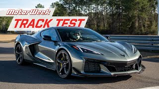 The 2024 Chevrolet Corvette Z06 Brings Supercar Performance to the Street  MotorWeek Track Test [upl. by Salhcin]