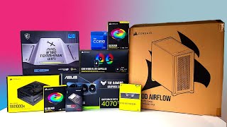 The ULTIMATE 2023 Gaming PC Build  Corsair 4000D and Asus TUF 4070ti [upl. by Oravla778]