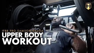 Upper Body Workout with IFBB Pro Samson Dauda  HOSSTILE [upl. by Acacia746]