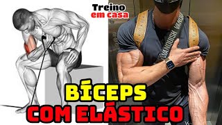 10 Exercicios para Biceps com Elastico  Academias Fechadas Treino com Elastico [upl. by Zahavi]