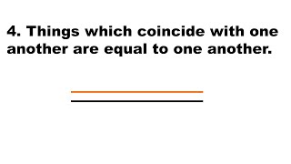 Things which coincide with one another are equal to one another  Euclid Axioms Class 9 [upl. by Morehouse]