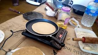 انڈکشن چولہے پر روٹی بنانے کا طریقہ How to make Roti on Induction Cooker induction stove [upl. by Alag]