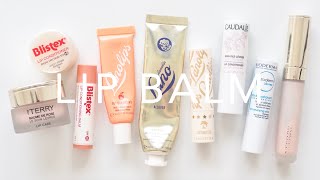 Favourite Lip Balms  Best Hydrating Nourishing Products I Repurchase [upl. by Olimac560]