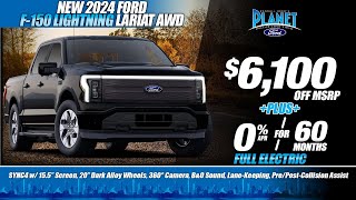 New 2024 Ford F150 Lightning EV  6100 OFF PLUS 0 APR for 60m  Ford Dealer in Dallas TX [upl. by Antonetta324]