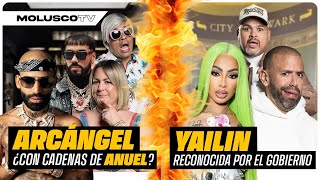 Yailin recibe reconocimiento por su trayectoria  Arcangel ¿con cadenas de Anuel Victor Manuelle [upl. by Lexerd505]