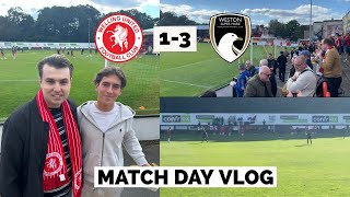 Welling United 13 Weston SuperMare A very frustrating afternoon Match Day Vlog [upl. by Anatolio]