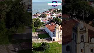 Coast City of Olinda Near Recife State Pernambuco Brazilian Northeast Tropical Scenery Travel [upl. by Ahtram]