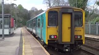 Radyr train station train going to Merthyr Tydfil [upl. by Vikky]