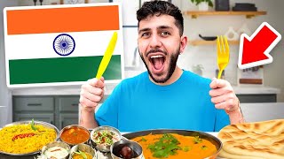 Eating ONLY Indian Food For 24 Hours [upl. by Thielen18]