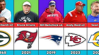 All Super Bowl Winning Head Coaches by Year 1967  2024  NFL Comparison [upl. by Paulina562]