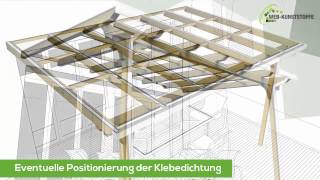 Anleitung Doppelstegplatten verlegen – Verlegeanleitung Stegplatten Polycarbonat [upl. by Adnawyt103]