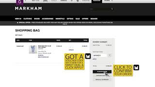 Markham Clothing  How To Shop Online [upl. by Anyahs]