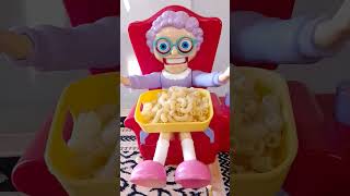 🌈refilling of elbow macaroni pasta in grannys plateshortvideo asmrsounds satisfying macaroni [upl. by Aber74]