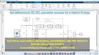 Battery fed buck boost converter and a supercapacitor fed bidirectional DC DC converter [upl. by Goldshell]