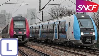 Transilien L Houilles  CarrièressurSeine  Paris SaintLazare [upl. by Deibel367]