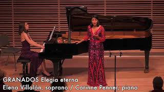 “Elegia Eterna” by Enrique Granados  Elena Villalón soprano [upl. by Aruam]