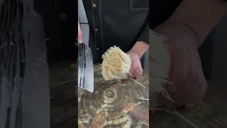 Amazing Enoki Mushrooms Cutting amazingcutting vegetablesart [upl. by Roskes729]