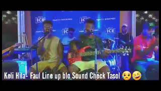 Keli Hila  Sean Rii Live Sound Check Cover By TohNunu [upl. by Attelrac597]