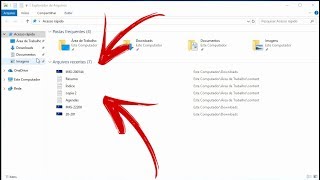 Como remover ou limpar os quotArquivos Recentesquot no Acesso Rápido  Windows 10 [upl. by Hum914]