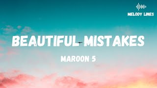 Beautiful Mistakes  Maroon 5 ft Megan Thee Stallion Lyric Video [upl. by Scheld]