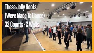 These Jolly Boots Were Made To Dance  Line Dance  Casey‘s Line Dance [upl. by Nirej]