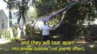 OUTDATED REMAINS AS REFERENCE Big Outdoor Soap Bubbles  Recipe amp How To Do [upl. by Summers883]