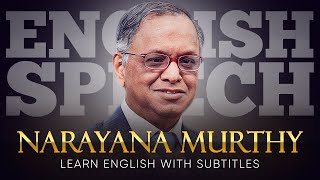 ENGLISH SPEECH  NARAYANA MURTHY Transforming India English Subtitles [upl. by Nations]