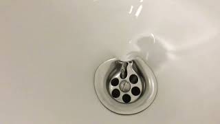 Loud Interesting drain with sinkplug 455 mm with whirlpool and loud gurgling sound [upl. by Lihp]