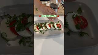 🍅EASY CAPRESE SALAD🍅 capresesalad shorts food salad cooking trending asmr [upl. by Teteak390]