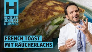 Schnelles Würziger French Toast mit Räucherlachs Rezept von Steffen Henssler [upl. by Pearman293]