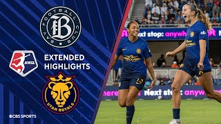 Bay FC vs Utah Royals Extended Highlights  NWSL I CBS Sports Attacking Third [upl. by Akeihsal]