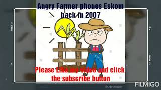 Angry Farmer phones Eskom back in 2007 [upl. by Maisel968]