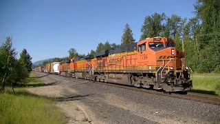 BNSF HiLine Sub quotMarias Passquot Snowsheds Bridges and more Part 2 of 2 [upl. by Schuh]