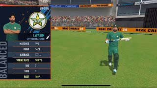 Imad Wasim 11644 vs England  Edgbaston Stadium Birmingham  Ball by Ball  Gameplay [upl. by Farmelo252]