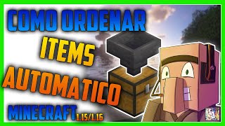 👌 ORDENA COFRES de manera AUTOMÁTICA en Minecraft [upl. by Anma99]