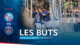 RacingParis SG 33  les buts vus du bord terrain [upl. by Tamqrah]