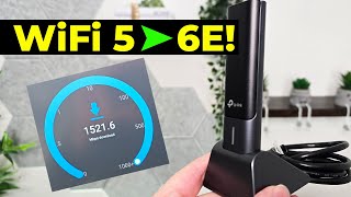 WOW This really boosted my WiFi Speeds TP Link AXE5400 WiFi 6E USB Adapter Non Sponsored Review [upl. by Airdna289]