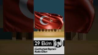 29 Ekim Cumhuriyet Bayramımız kutlu olsun🫡 [upl. by Matteo138]